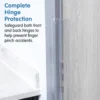 79"h Finger Shield Door Protection Pack - White, 10 sets