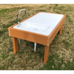 High-Density Recycled Plastic Outdoor Mud Table - Toddler 19"