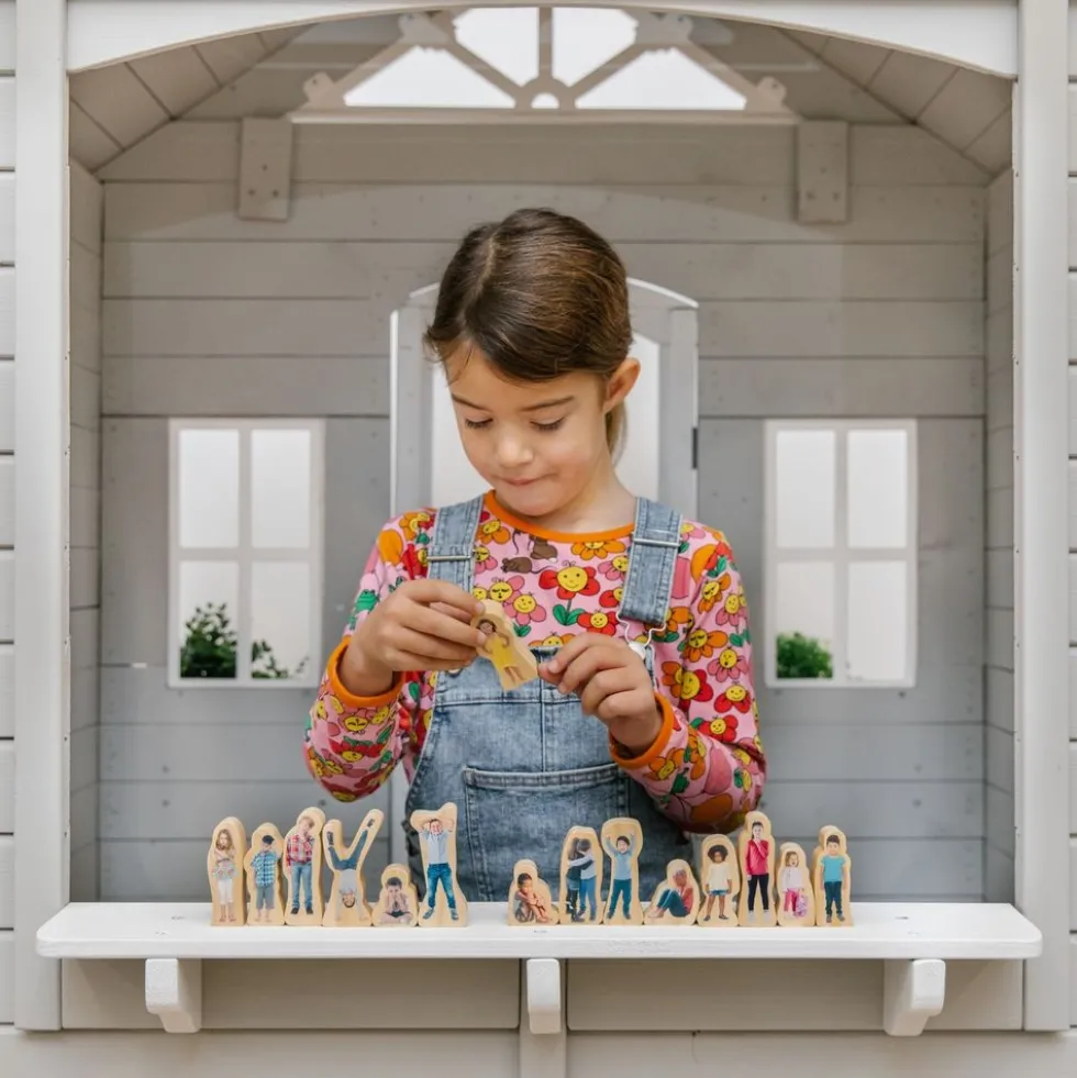 How Am I Feeling Today? Wooden People Blocks - 15pcs