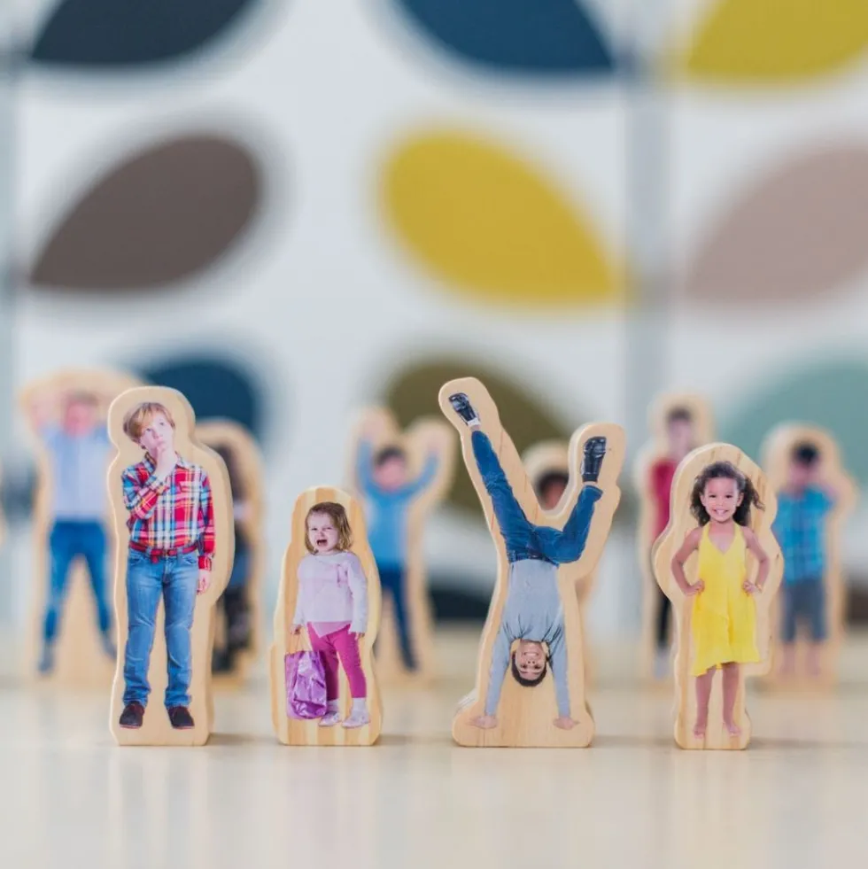 How Am I Feeling Today? Wooden People Blocks - 15pcs