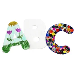 Huge 9" Alphabet Collage Letters