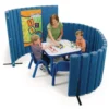 48"H x 10'L Angeles® BaseLine® Sound Sponge® Quiet Dividers® Blueberry