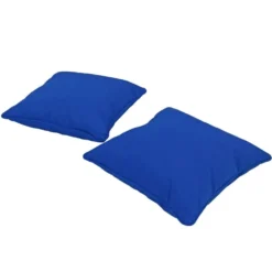 18" Indoor/Outdoor Pillows, 2 Pack - Blue