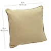 18" Indoor/Outdoor Pillows, 2 Pack - Beige Sand