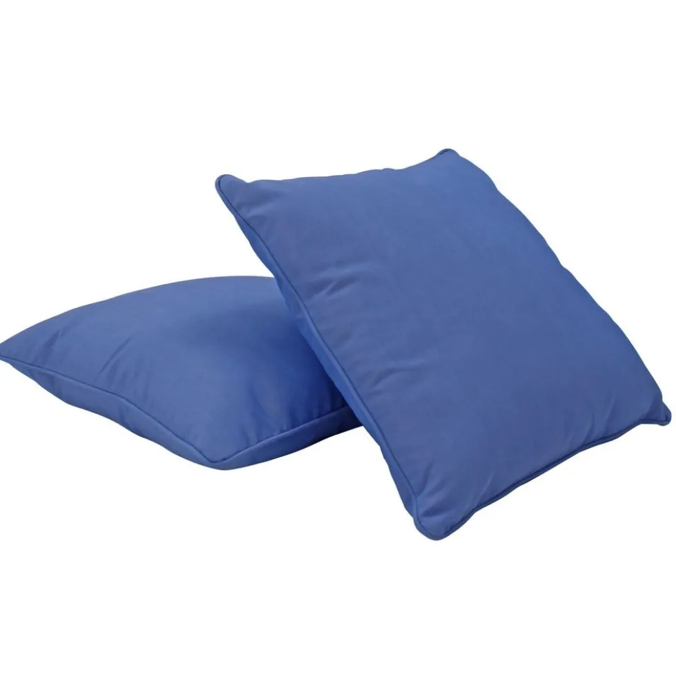 18" Indoor/Outdoor Pillows, 2 Pack - Denim Blue