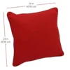 24" Indoor/Outdoor Pillows, 2 Pack - Red