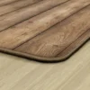 Industrial Chic Rustic Wood Carpet 5' x 7'6" Rectangle