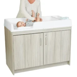 Infant Changing Table - Assembled, Gray