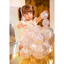 Iridescent Stacking Boulders Set of 12