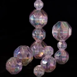 Iridescent Stacking Boulders Set of 12