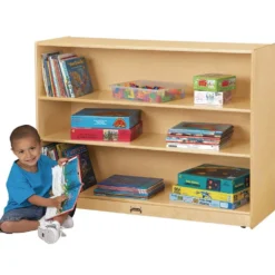 Jonti-Craft® Super-Sized Mobile Adjustable Bookcase without Lip