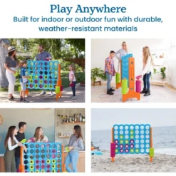 Jumbo 4-To-Score™ Vibrant Oversized Classroom Game