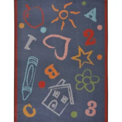 Kid’s Art™ Carpet - 5'4" x 7'8" - Chalkboard