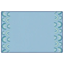 KIDSoft Rainbows End Blue 4' X 6'