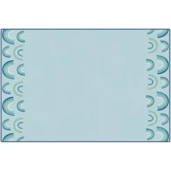 KIDSoft Rainbows End Green 6'x9'
