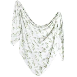 Knit Swaddle Blanket - Fern