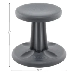 Kore™ Wobble Stool 12"H - Gray