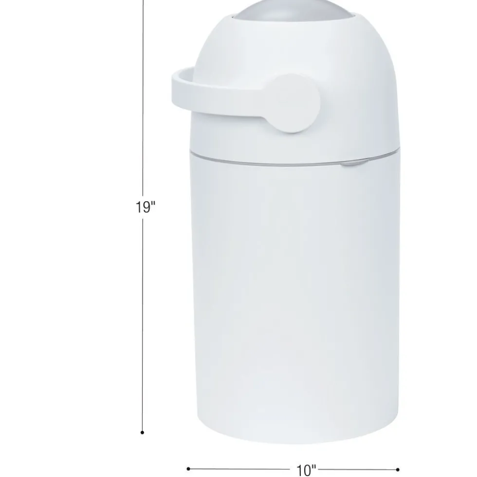 LA Baby MAGIC Odorless Diaper Pail - White