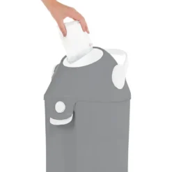LA Baby MAGIC PRO Odorless Extra Tall Diaper Pail - Gray