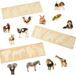 Large Animal Puzzle Set