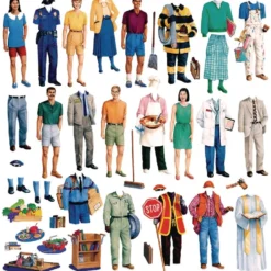 Large Community Helpers Felt Set
