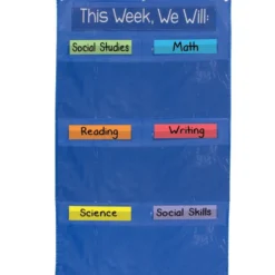 Learning Goals Pocket Chart™ - 1 pocket chart, 14 cards