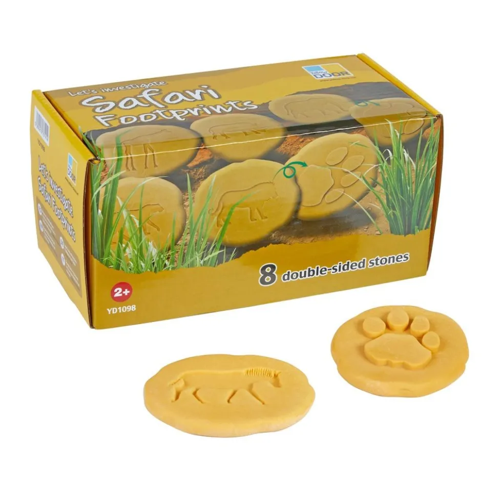 Let's Investigate - Safari Footprints Set of 8