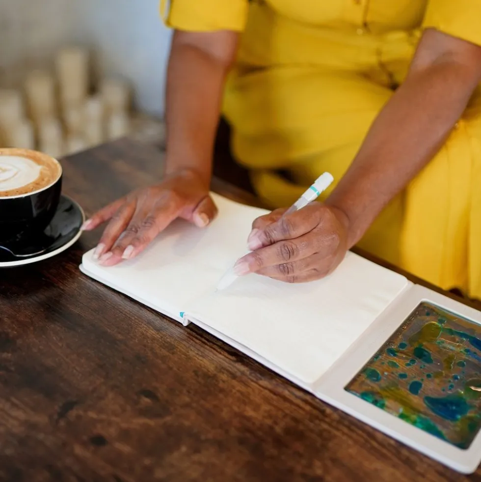 Lifelines "Shake It Up" Sensory Journal - with Tactile Cover & Embossed Paper