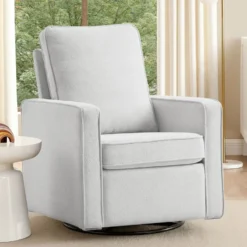 Luna Nursery Swivel Glider - Dovetail Gray