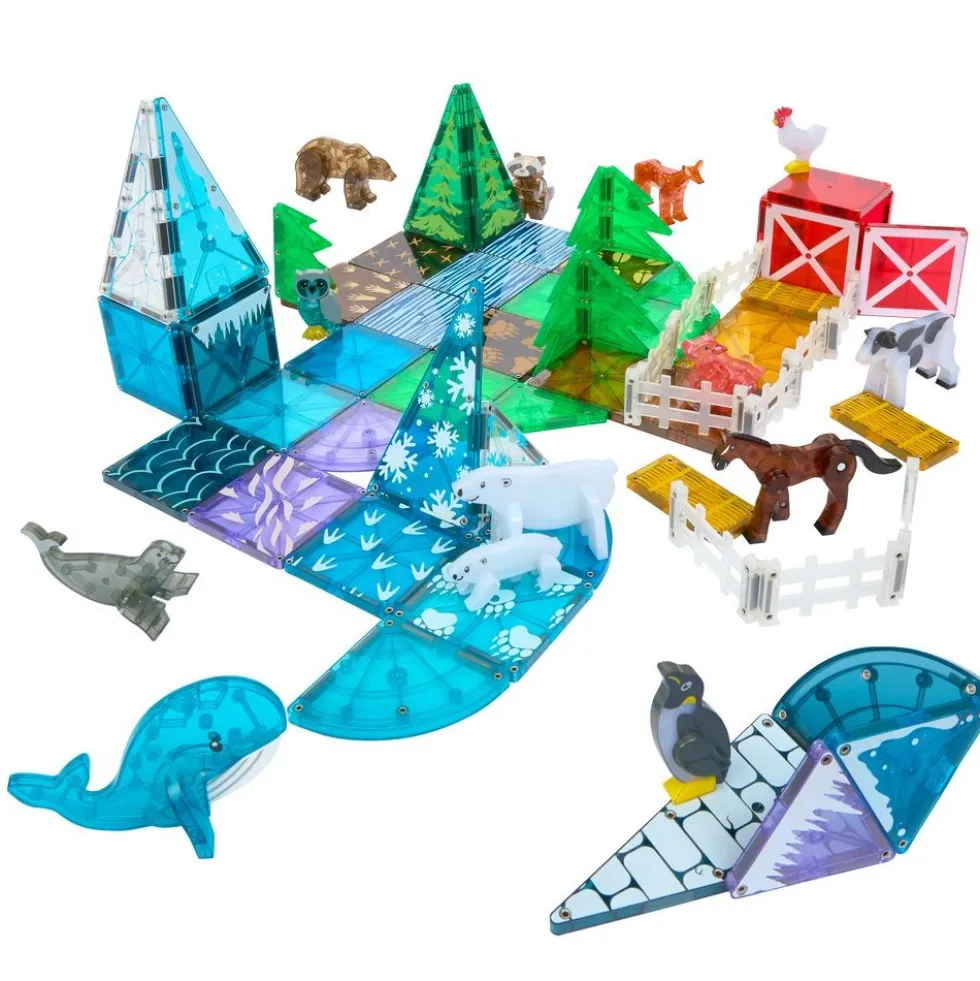 MAGNA-TILES® Animal Mash - 3 Sets 75pcs