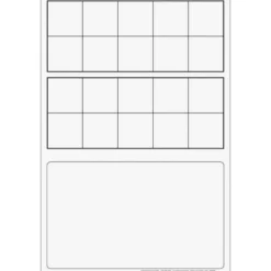 Magnetic Double Ten-Frame Dry Erase Demonstration Board Kit