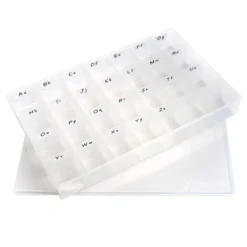 Magnetic Dry Erase Boards With Foam Letter Tiles - 6-Student Pack