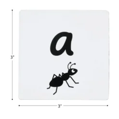 Magnetic Tile Toppers - Alphabet Lowercase - 40pcs