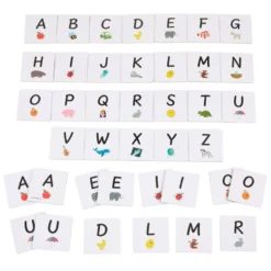 Magnetic Tile Toppers - Alphabet Uppercase - 40pcs