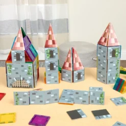 Magnetic Tile Toppers - Castle Pack - 40pcs