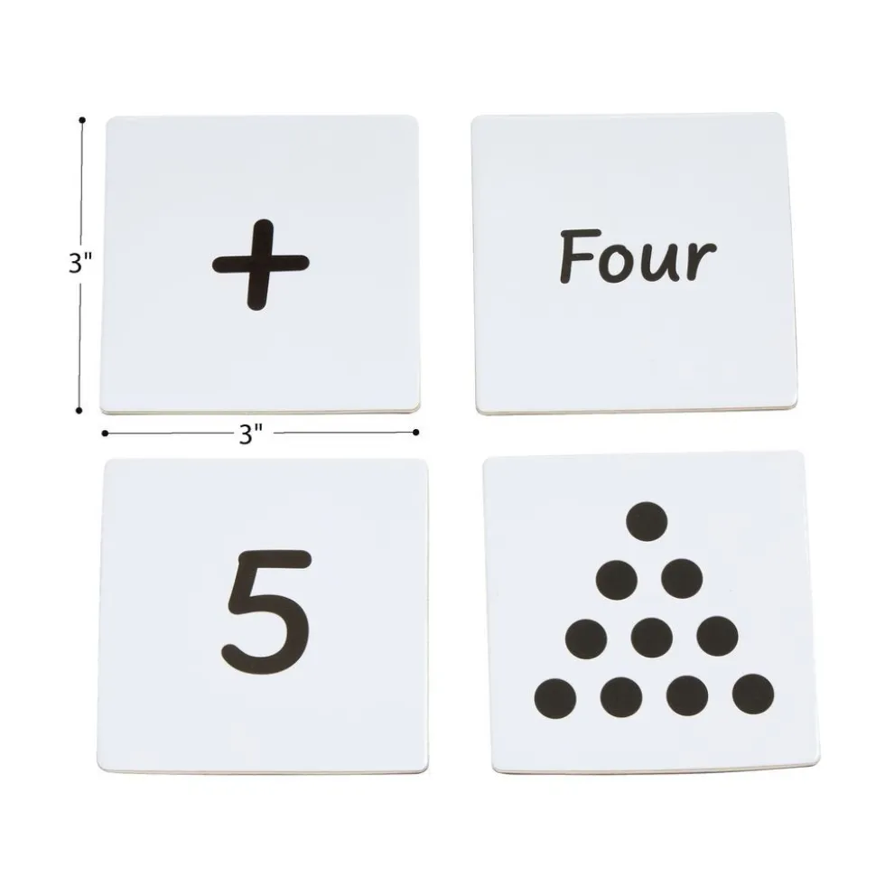 Magnetic Tile Toppers - Numbers Pack - 40pcs
