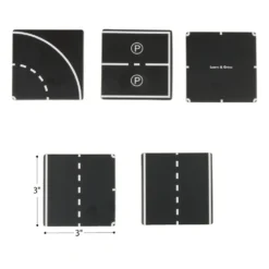 Magnetic Tile Toppers - Road Pack - 40pcs