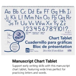 Manuscript Chart Tablet - 25 Sheets