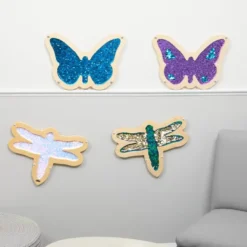 Mark Making Sequin Butterflies & Dragonflies - Set of 4
