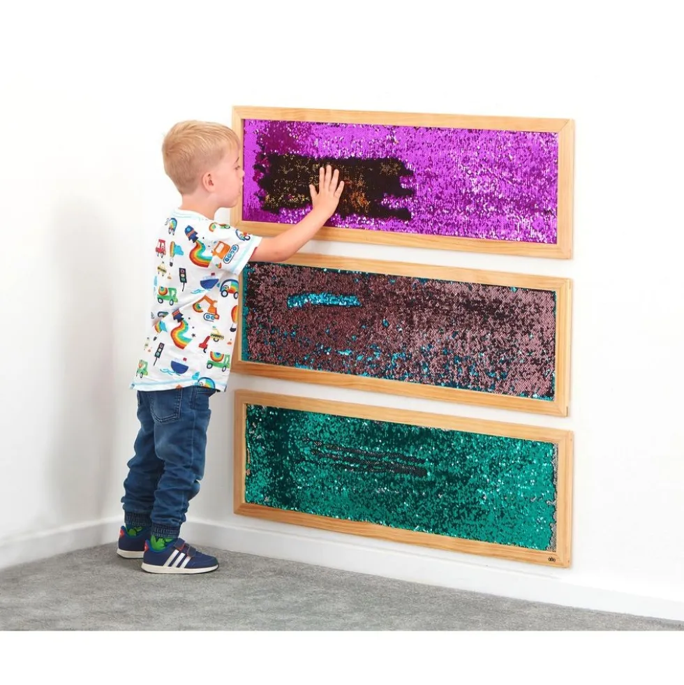 Mark Making Sequin Long Board - Purple 40" x 12"