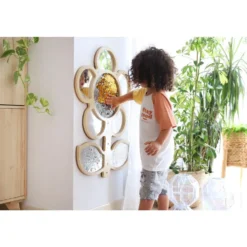Mark Making Sequin & Mirror Daisy Frame - Red 30