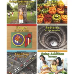 Math Around Us Books - 6 Titles