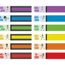 Math Facts Karate System Addition And Subtraction Through 1,000 - 1 pocket chart system