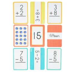 Math Flash Cards - Counting 0-20, Addition & Subtraction - 3 deck set