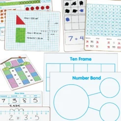 Math Small Group Dry Erase Board Kit - Primary - 1 multi-item kit
