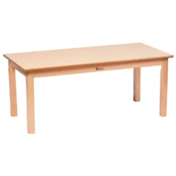 Medium Rectangular Table, 21"H