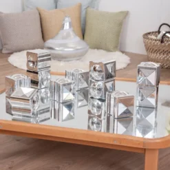 Metallic Distorting Cubes - 12 Pack