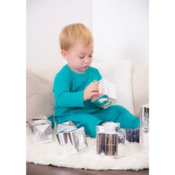 Metallic Distorting Cubes - 12 Pack