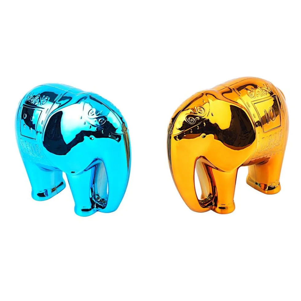 Metallic Elephant Number & Counting Set 1-10