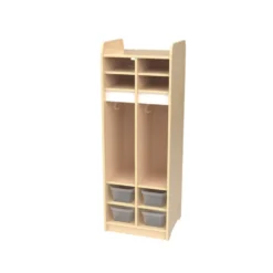Millhouse™ Compact Preschool 2-section Locker w/Tubs
